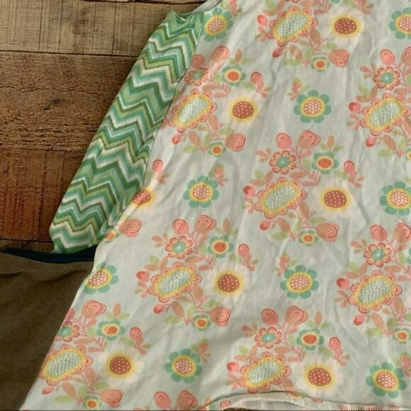 Matilda Jane Outfit Flower Print Sleeveless Top With Geometric Print Pants - Picture 8 of 16